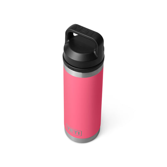 YETI Rambler Water Bottle with Chug Cap 18oz (532ml) | Tropical Pink