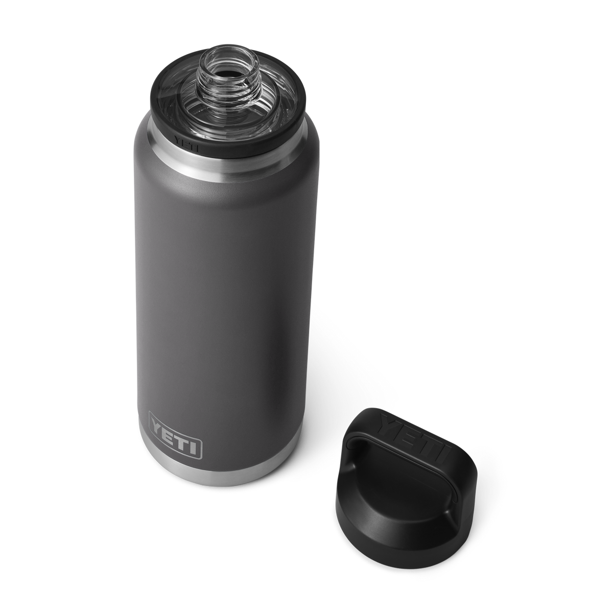 YETI Rambler Water Bottle with Chug Cap 36 oz (1000 ml) | Charcoal