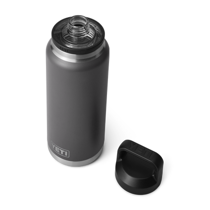 YETI Rambler Water Bottle with Chug Cap 36 oz (1000 ml) | Charcoal