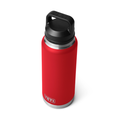 YETI Rambler Water Bottle with Chug Cap 36 oz (1000 ml) | Rescue Red