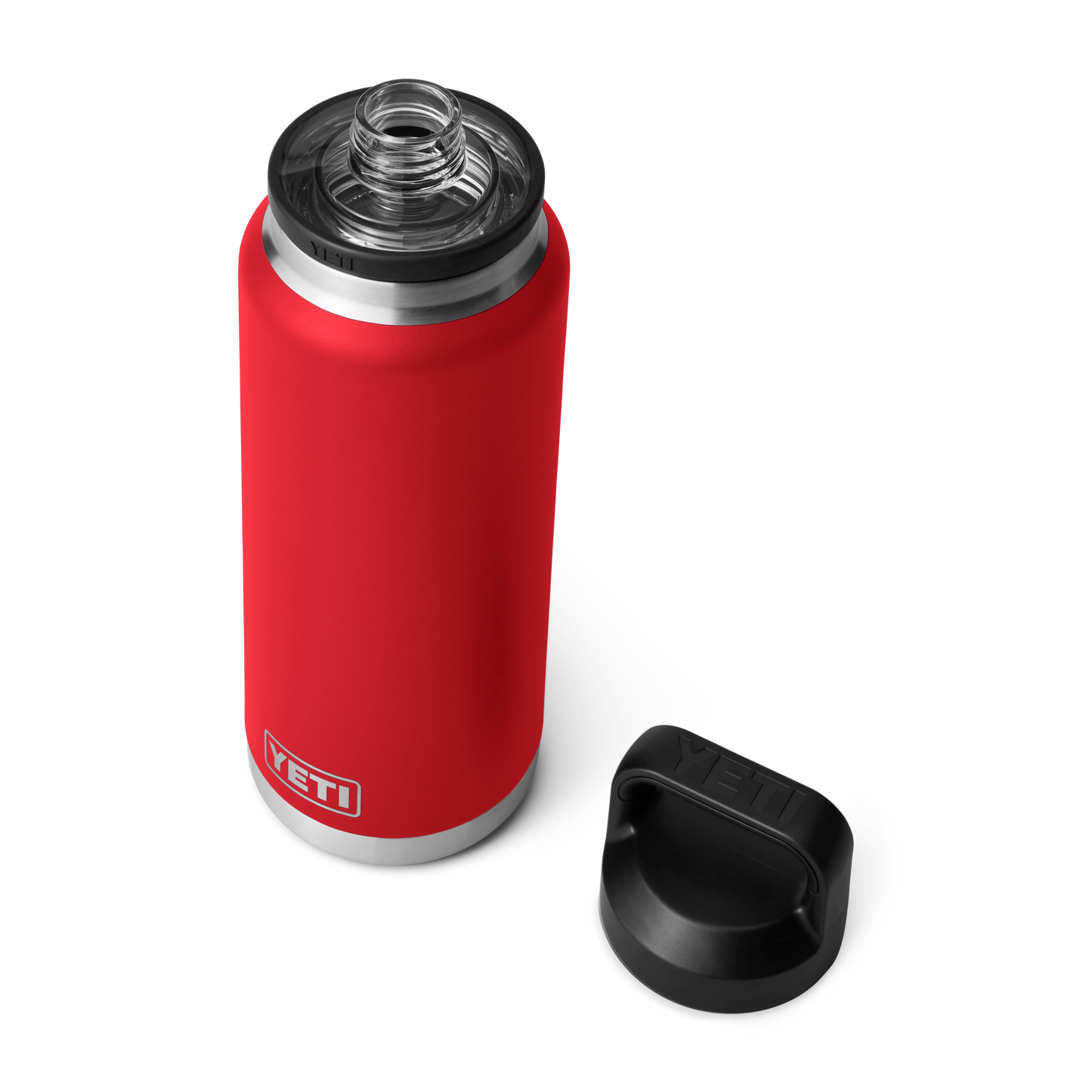 YETI Rambler Water Bottle with Chug Cap 36 oz (1000 ml) | Rescue Red