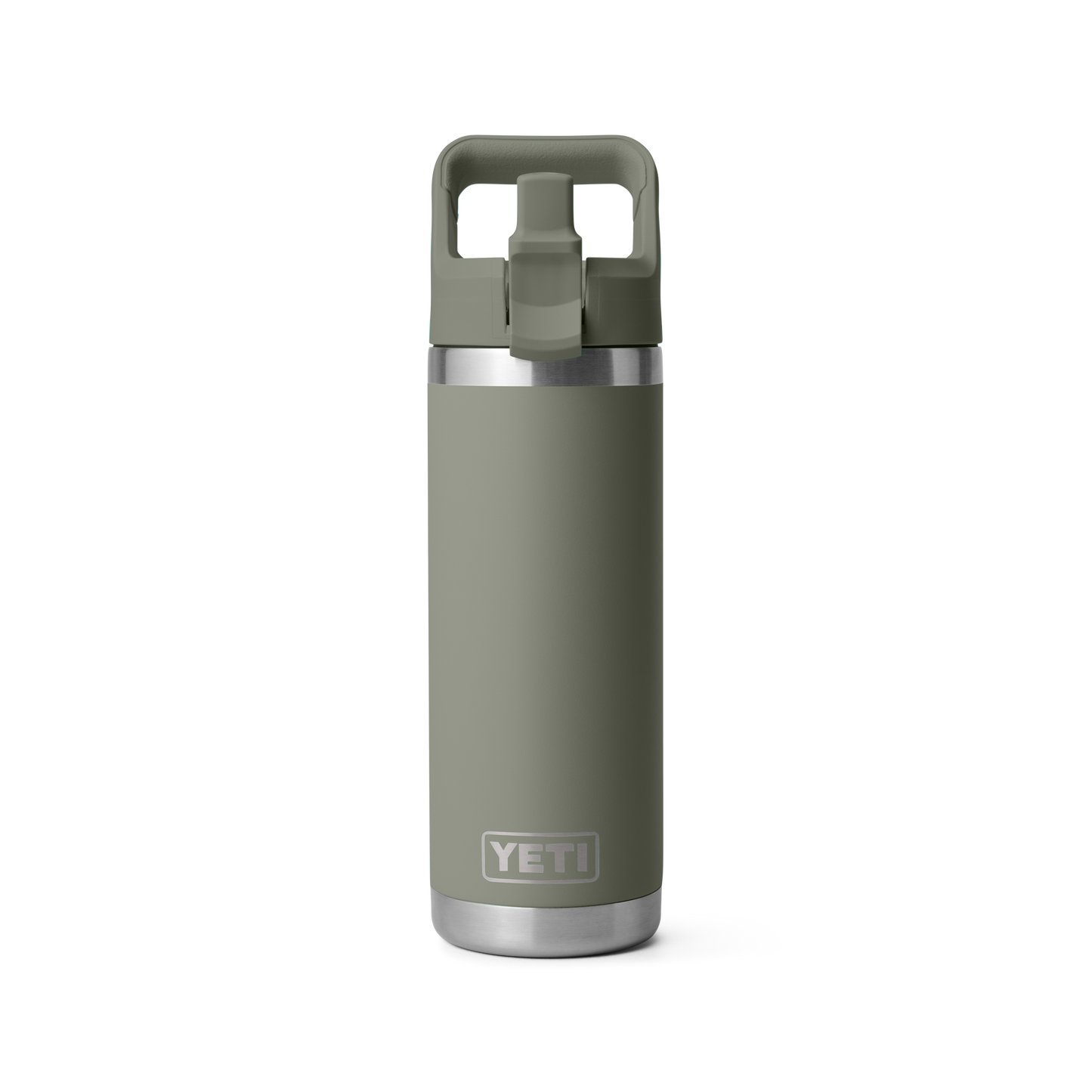 YETI Rambler Water Bottle with Color-Matched Straw Cap 18 oz (532ml) | Pampa Green