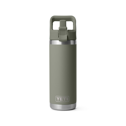 YETI Rambler Water Bottle with Color-Matched Straw Cap 18 oz (532ml) | Pampa Green