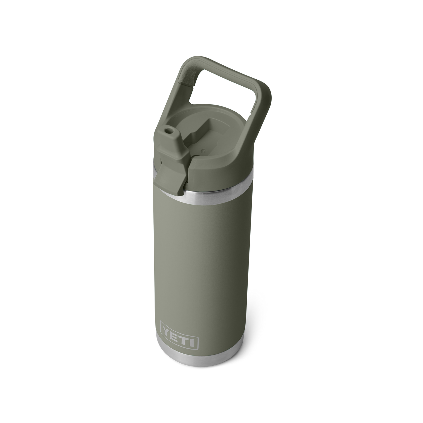 YETI Rambler Water Bottle with Color-Matched Straw Cap 18 oz (532ml) | Pampa Green