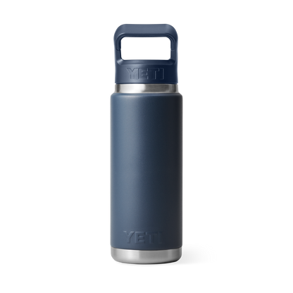 YETI Rambler Water Bottle with Color-Matched Straw Cap 26 oz (769ml) | Navy