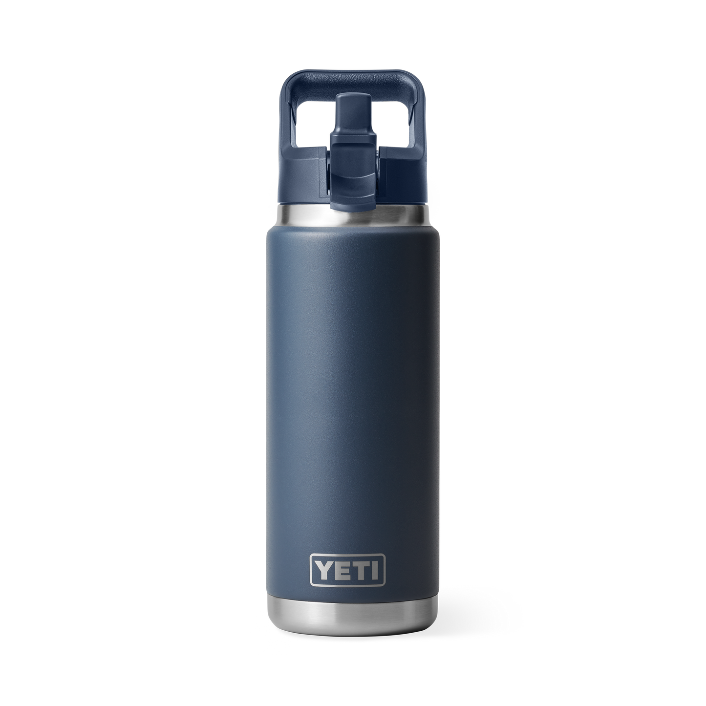 YETI Rambler Water Bottle with Color-Matched Straw Cap 26 oz (769ml) | Navy
