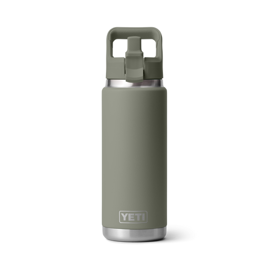 YETI Rambler Water Bottle with Color-Matched Straw Cap 26 oz (769ml) | Pampa Green