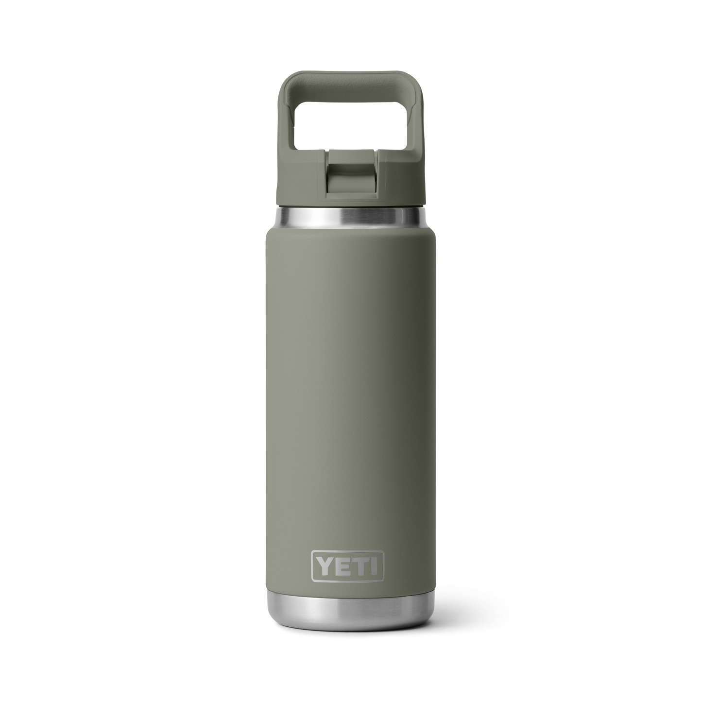 YETI Rambler Water Bottle with Color-Matched Straw Cap 26 oz (769ml) | Pampa Green