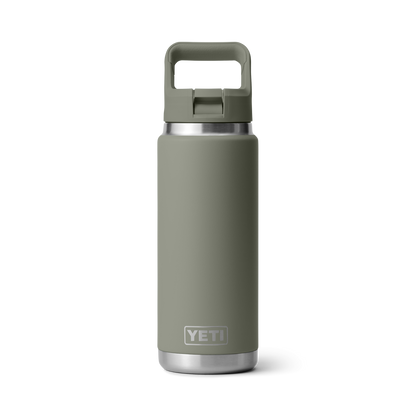 YETI Rambler Water Bottle with Color-Matched Straw Cap 26 oz (769ml) | Pampa Green