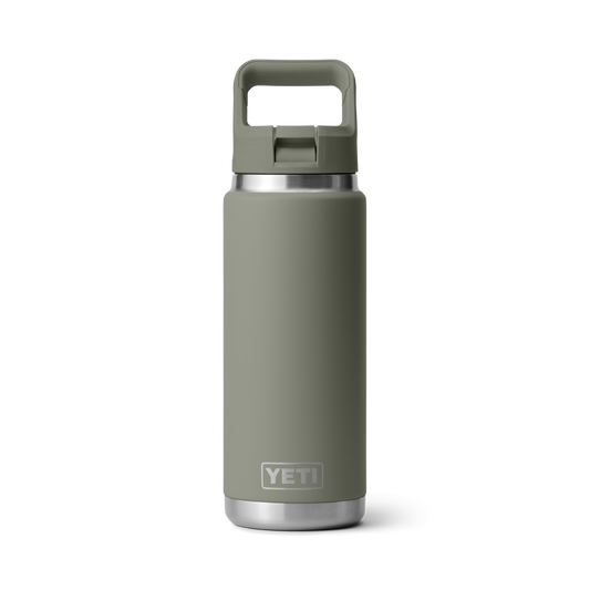 YETI Rambler Water Bottle with Color-Matched Straw Cap 26 oz (769ml) | Pampa Green