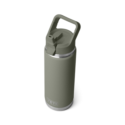 YETI Rambler Water Bottle with Color-Matched Straw Cap 26 oz (769ml) | Pampa Green