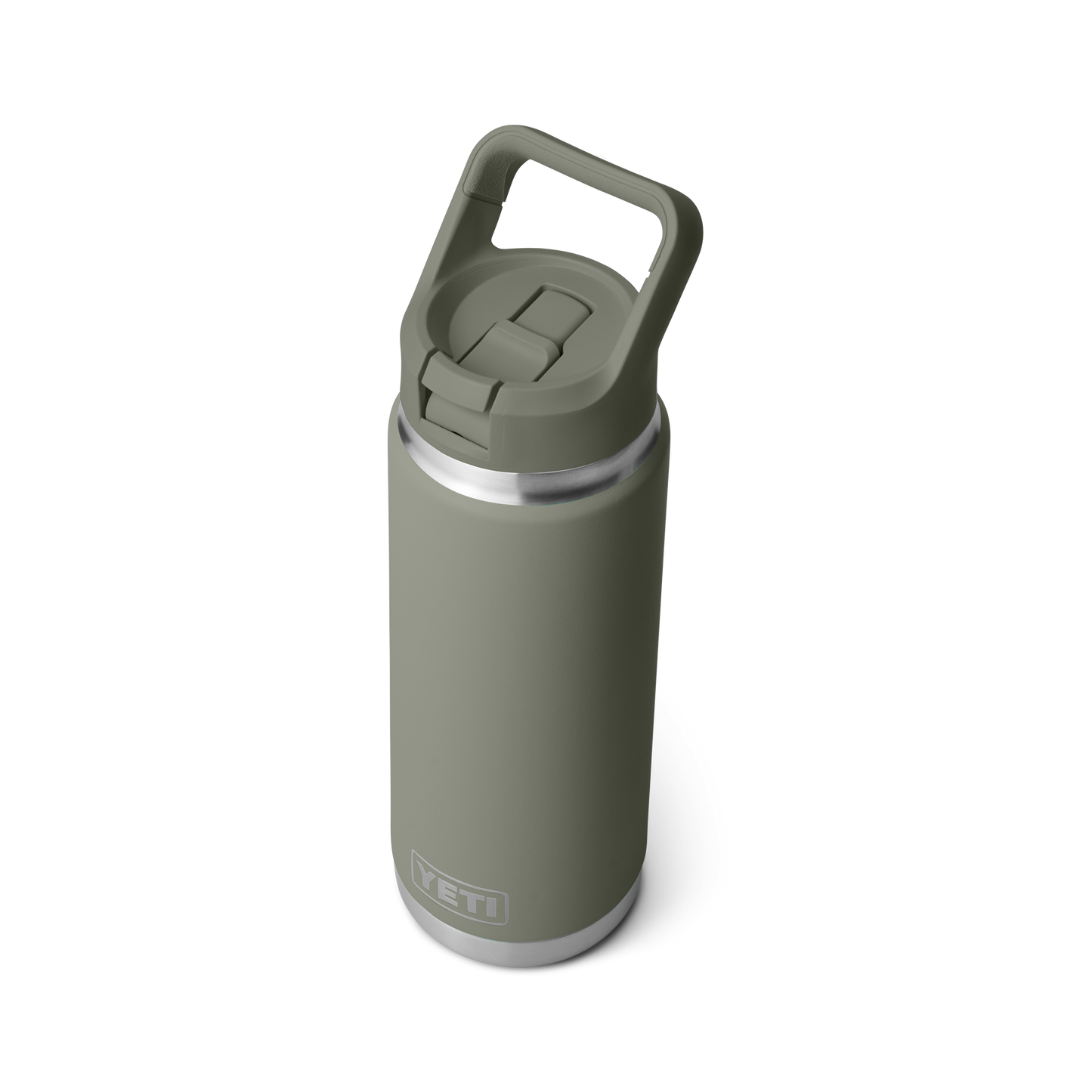 YETI Rambler Water Bottle with Color-Matched Straw Cap 26 oz (769ml) | Pampa Green