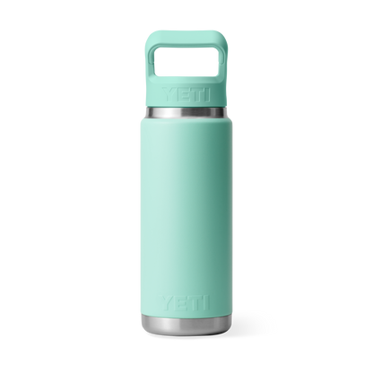 YETI Rambler Water Bottle with Color-Matched Straw Cap 26 oz (769ml) | Seafoam