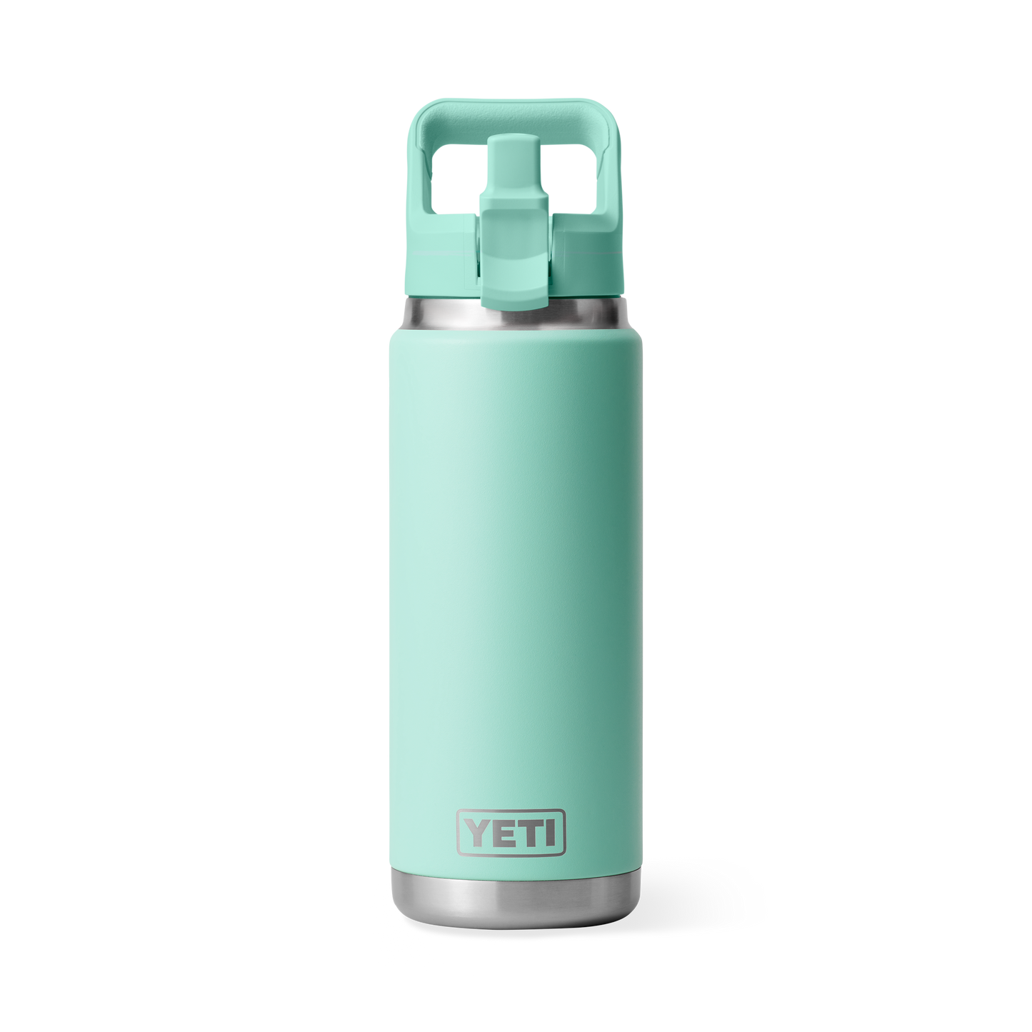 YETI Rambler Water Bottle with Color-Matched Straw Cap 26 oz (769ml) | Seafoam
