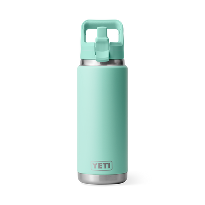 YETI Rambler Water Bottle with Color-Matched Straw Cap 26 oz (769ml) | Seafoam