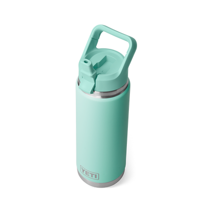 YETI Rambler Water Bottle with Color-Matched Straw Cap 26 oz (769ml) | Seafoam