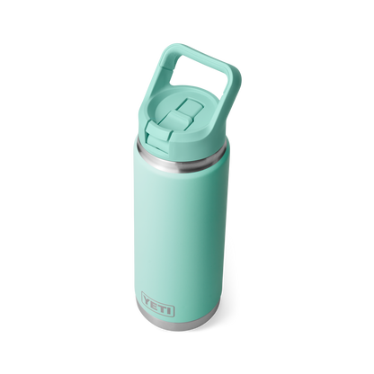 YETI Rambler Water Bottle with Color-Matched Straw Cap 26 oz (769ml) | Seafoam