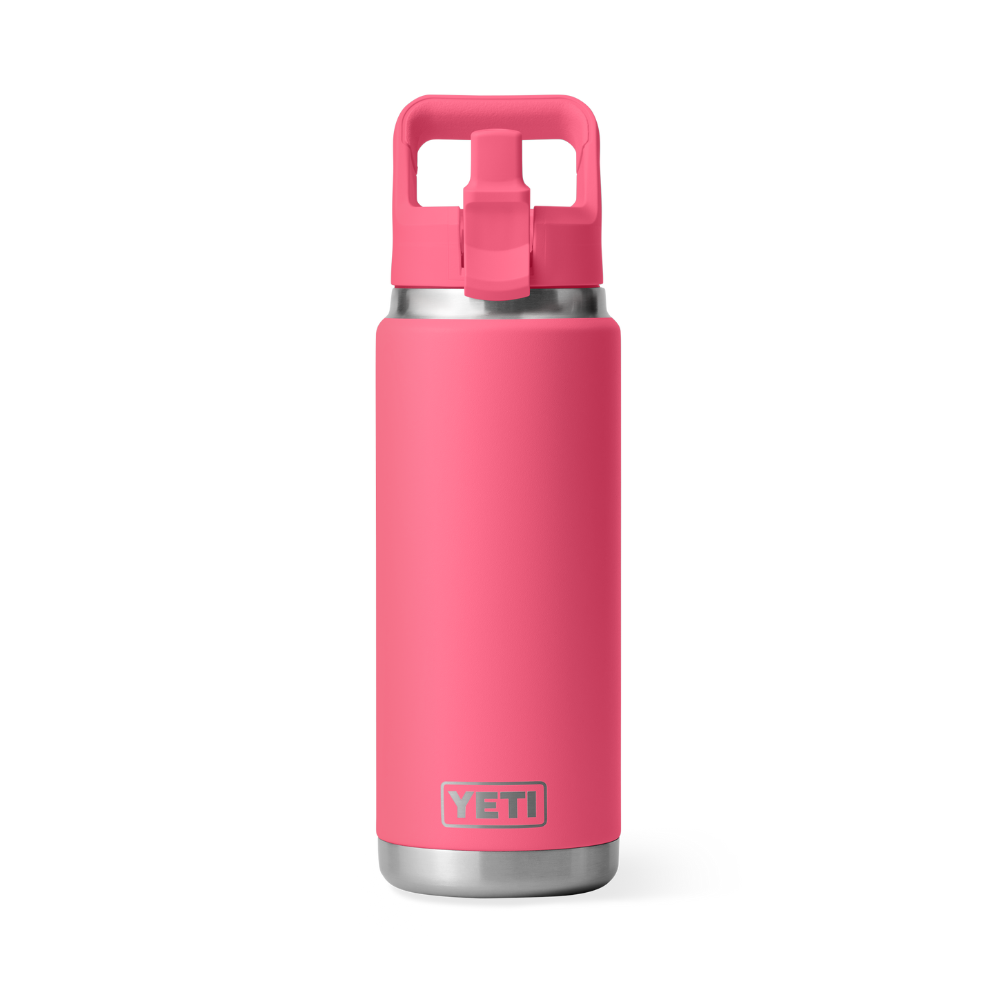 YETI Rambler Water Bottle with Color-Matched Straw Cap 26 oz (769ml) | Tropical Pink