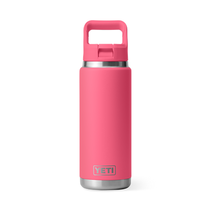 YETI Rambler Water Bottle with Color-Matched Straw Cap 26 oz (769ml) | Tropical Pink