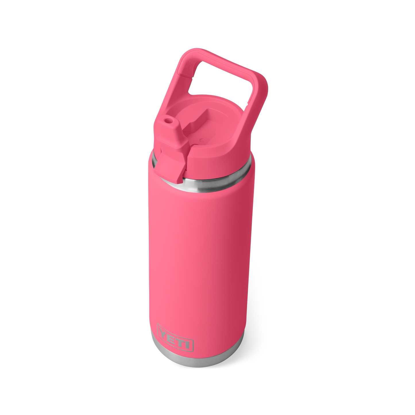 YETI Rambler Water Bottle with Color-Matched Straw Cap 26 oz (769ml) | Tropical Pink