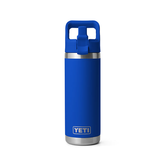 YETI Rambler Water Bottle with Color-Matched Straw Cap 18 oz (532ml) | Royal Blue