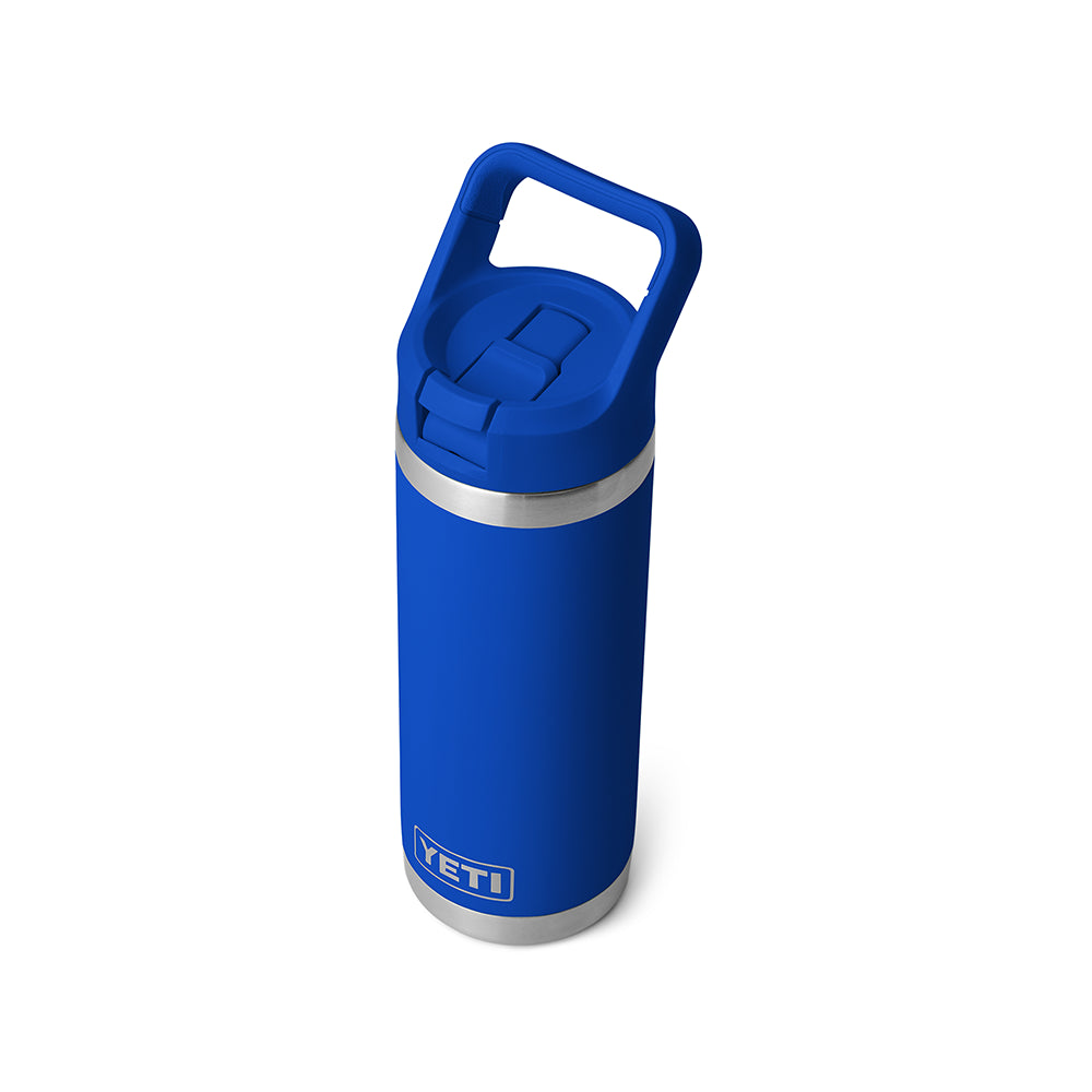 YETI Rambler Water Bottle with Color-Matched Straw Cap 18 oz (532ml) | Royal Blue