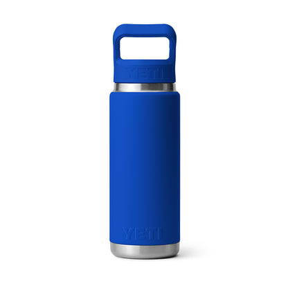 YETI Rambler Water Bottle with Color-Matched Straw Cap 26 oz (769ml) | Royal Blue