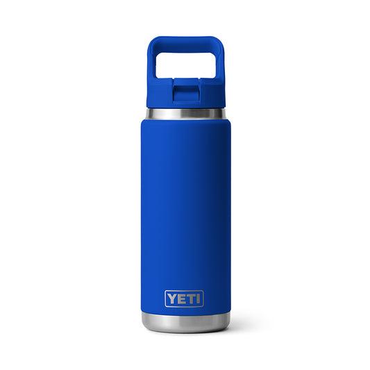 YETI Rambler Water Bottle with Color-Matched Straw Cap 26 oz (769ml) | Royal Blue