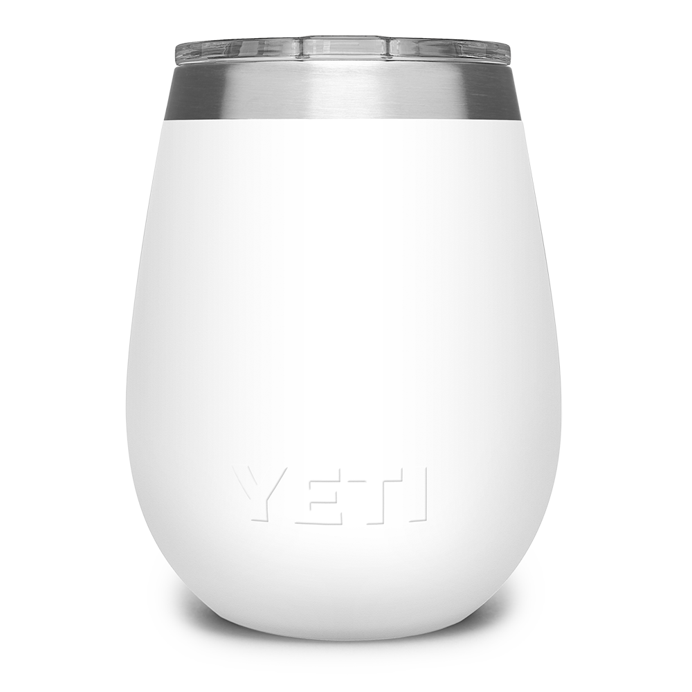 YETI Rambler Wine Tumbler Durasip CL with Magslider Lid 10 oz (296ml) | White