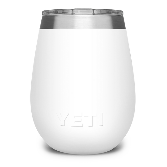 YETI Rambler Wine Tumbler Durasip CL with Magslider Lid 10 oz (296ml) | White