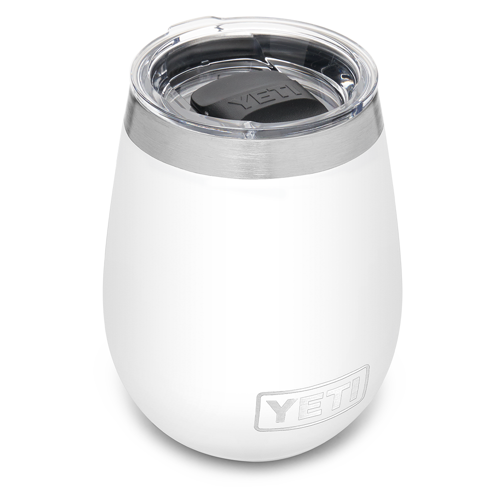 YETI Rambler Wine Tumbler Durasip CL with Magslider Lid 10 oz (296ml) | White