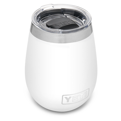 YETI Rambler Wine Tumbler Durasip CL with Magslider Lid 10 oz (296ml) | White