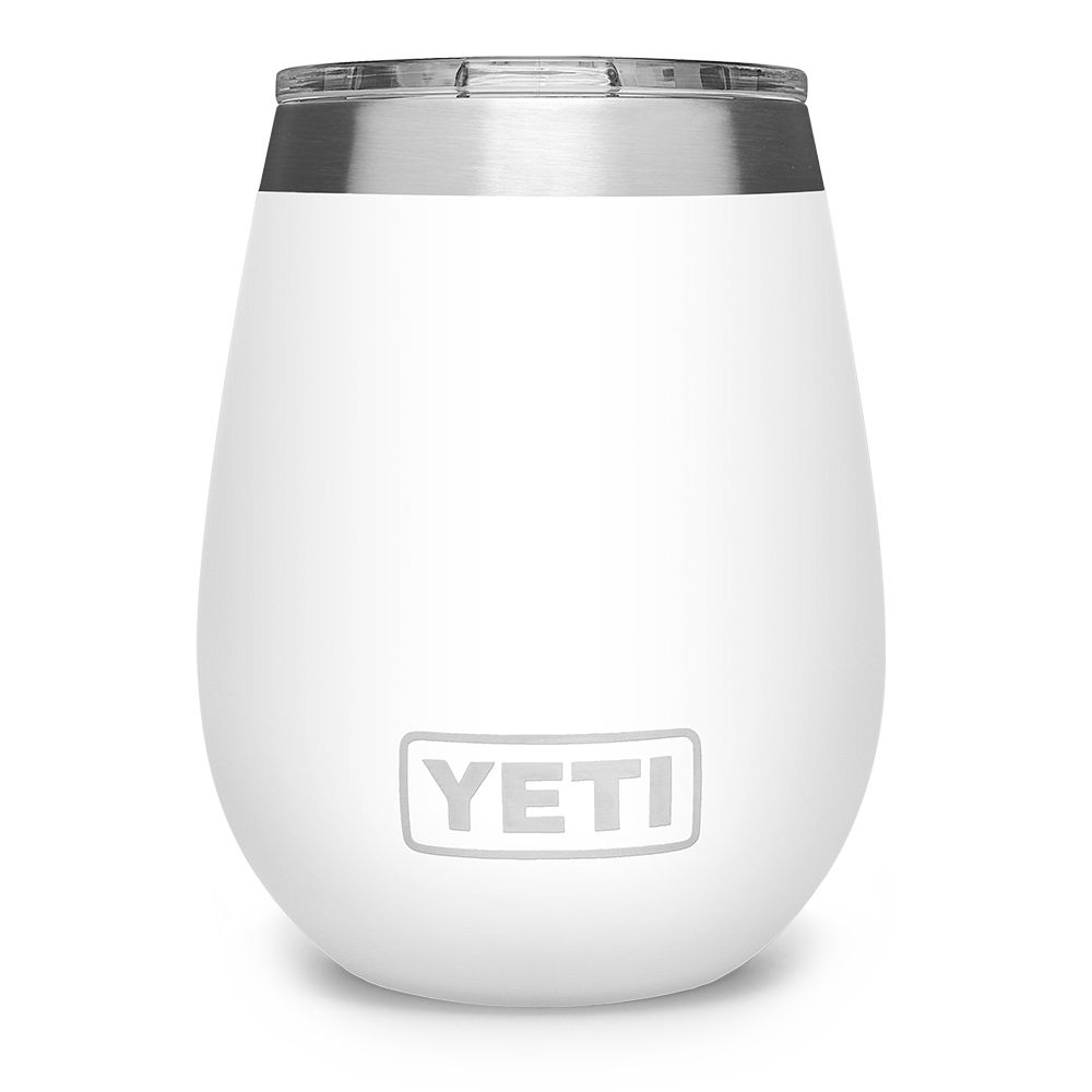 YETI Rambler Wine Tumbler Durasip CL with Magslider Lid 10 oz (296ml) | White