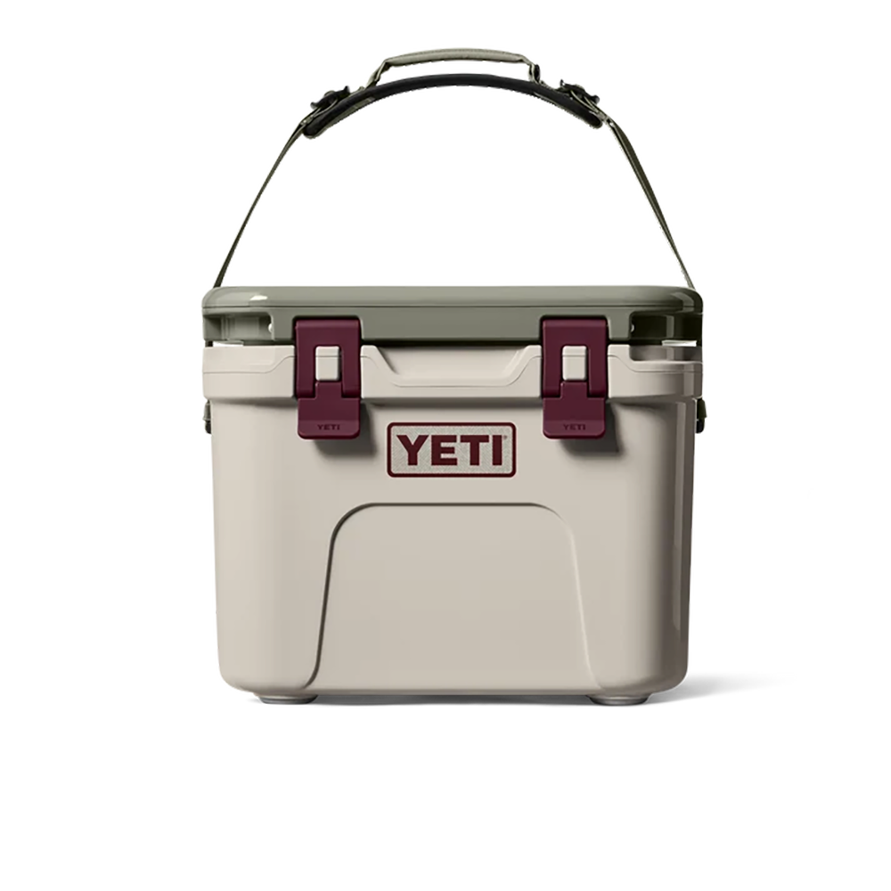 YETI Roadie 15 Hard Cooler | Cape Taupe + Pampa Green