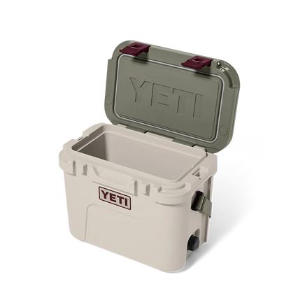YETI Roadie 15 Hard Cooler | Cape Taupe + Pampa Green