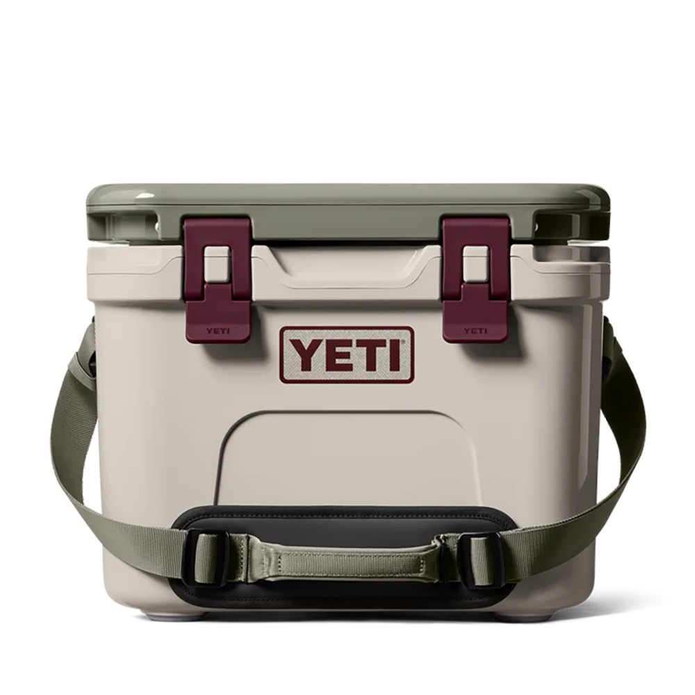 YETI Roadie 15 Hard Cooler | Cape Taupe + Pampa Green