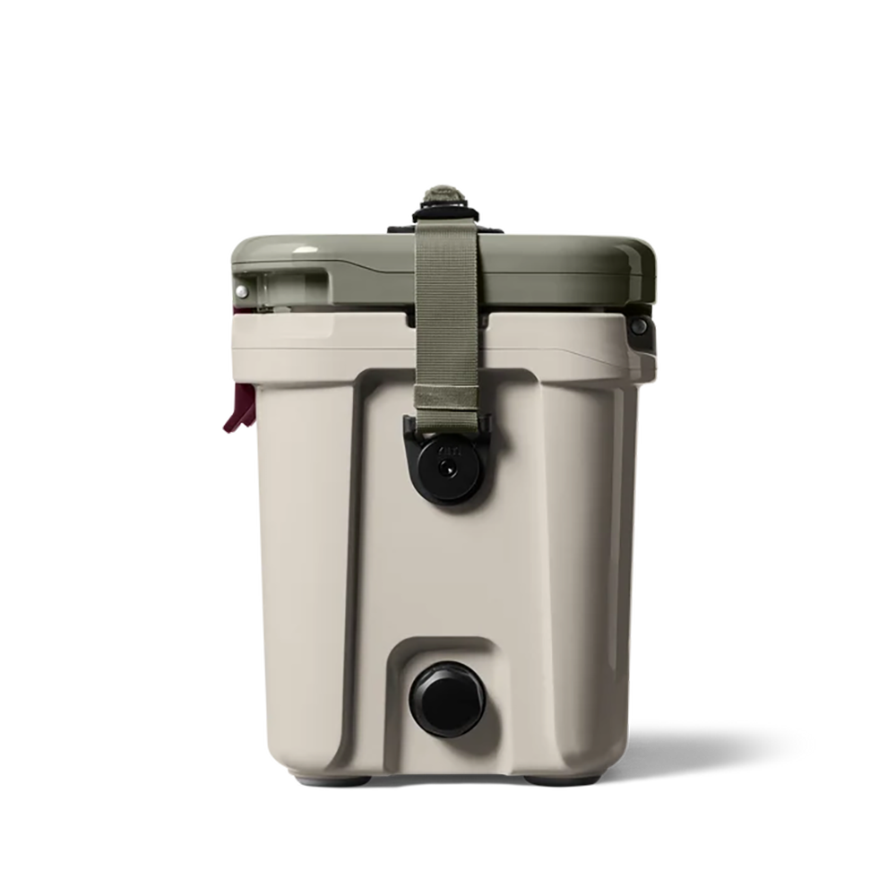 YETI Roadie 15 Hard Cooler | Cape Taupe + Pampa Green