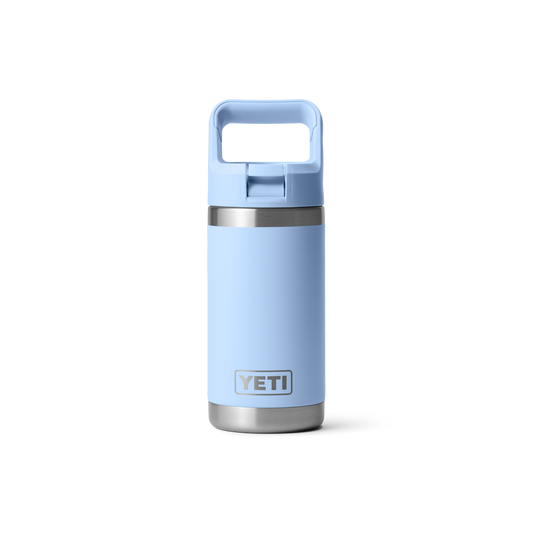 YETI Rambler Junior Kids Water Bottle with Color-Matched Straw 12oz (355ml) | Big Sky Blue