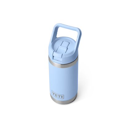 YETI Rambler Junior Kids Water Bottle with Color-Matched Straw 12 oz (355ml) | Big Sky Blue