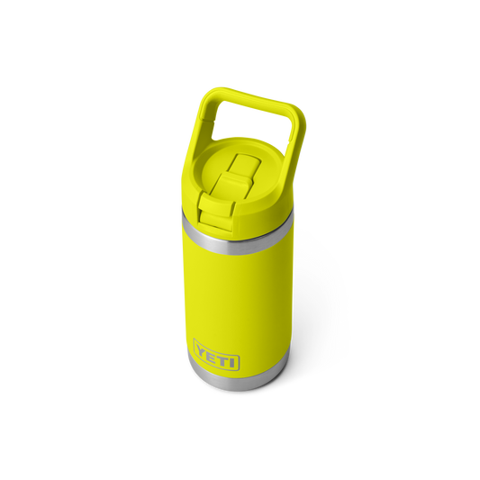 YETI Rambler Junior Kids Water Bottle with Color-Matched Straw 12oz (355ml) | Firefly Yellow