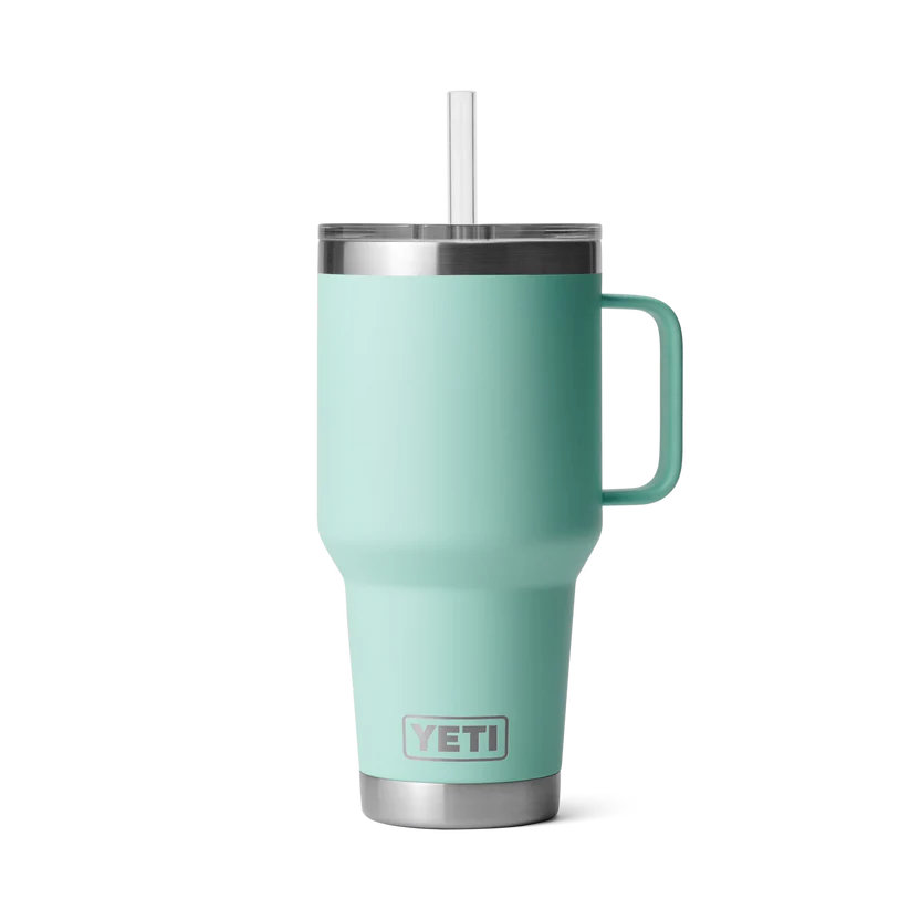 YETI Rambler Straw Mug with Straw Lid 35oz (994ml) | Seafoam