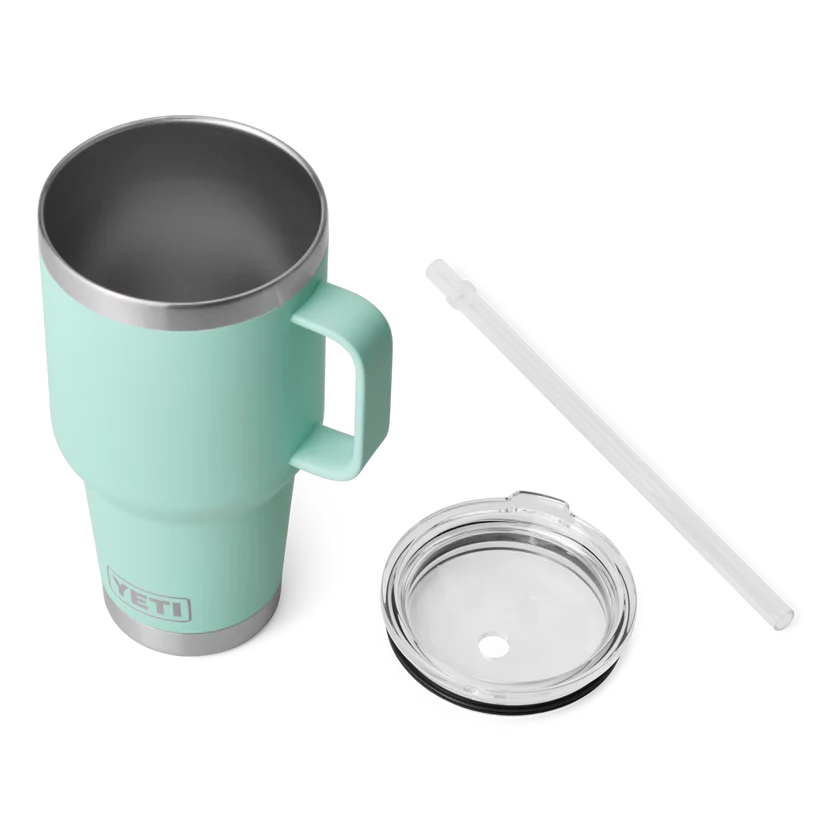 YETI Rambler Straw Mug with Straw Lid 35oz (994ml) | Seafoam
