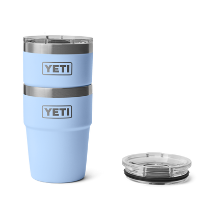 YETI Rambler Stackable Cup with Magslider Lid 16oz (473ml) | Big Sky Blue