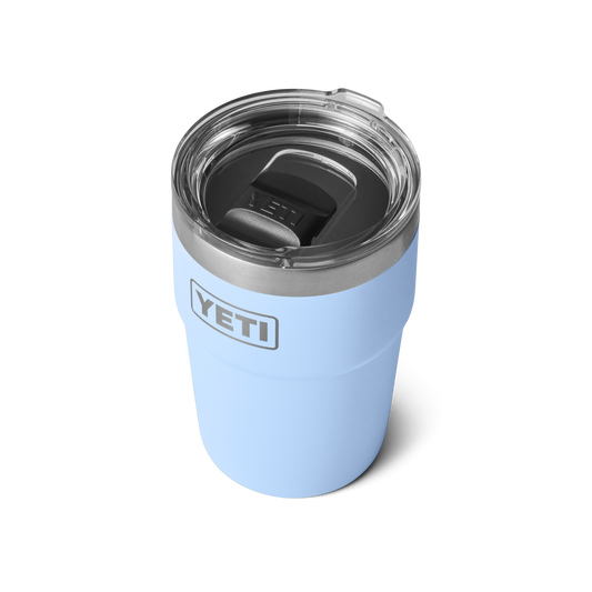 YETI Rambler Stackable Cup with Magslider Lid 16 oz (473ml) | Big Sky Blue