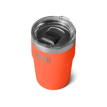YETI Rambler Stackable Cup with Magslider Lid 16 oz (473ml) | Papaya