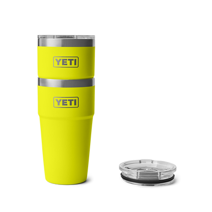 YETI Rambler Stackable Cup with Magslider Lid 20 oz (591ml) | Firefly Yellow