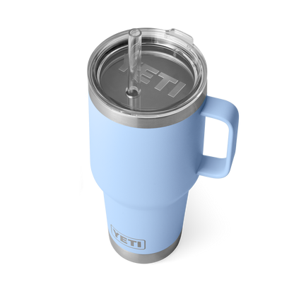 YETI Rambler Straw Mug with Straw Lid 35oz (994ml) | Big Sky Blue