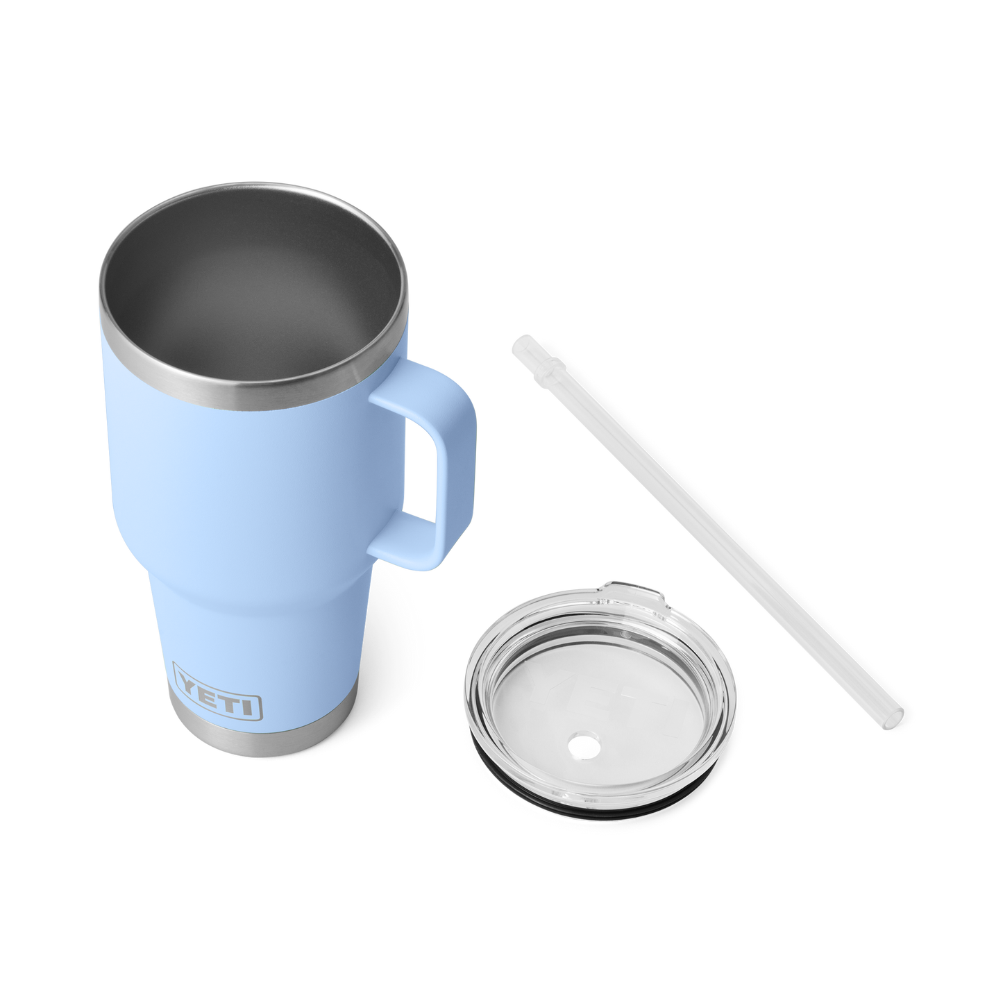 YETI Rambler Straw Mug with Straw Lid 35oz (994ml) | Big Sky Blue