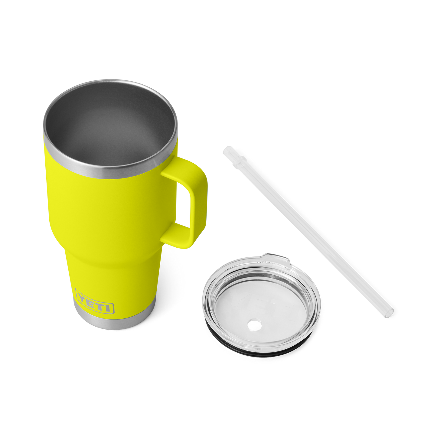 YETI Rambler Straw Mug with Straw Lid 35oz (994ml) | Firefly Yellow