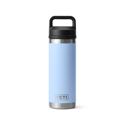 YETI Rambler Water Bottle with Chug Cap 18oz (532ml) | Big Sky Blue